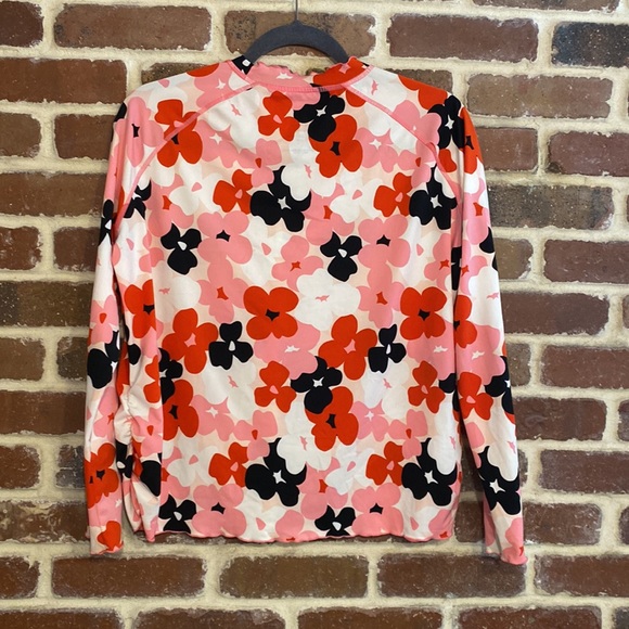 Coolibar UPF sun protection kids shirt pink flowers XL - Picture 3 of 3